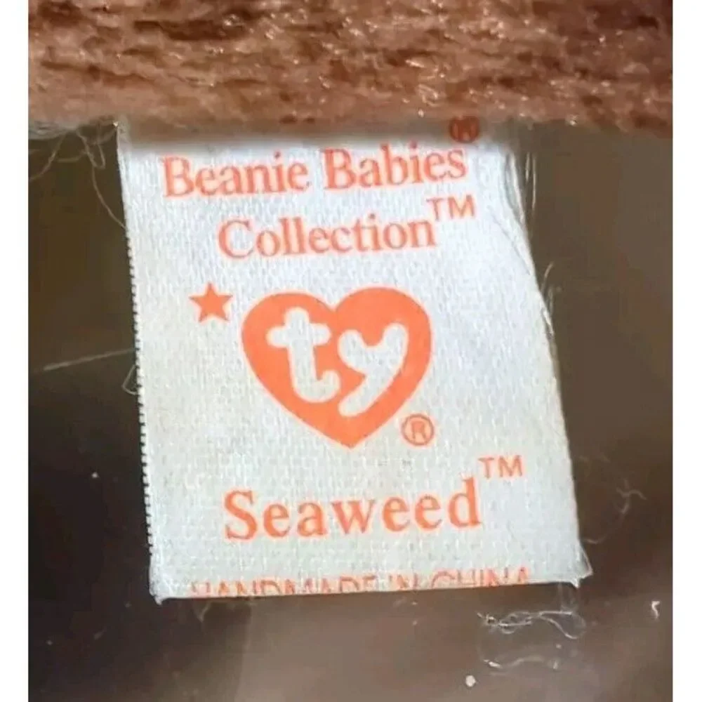 Ty Beanie Babies Seaweed The Otter 3rd/ 2nd Generation &‎ TY Cruiser Baby Turtle